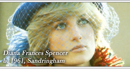 Born Diana Frances Spencer, 1961, Sandringham